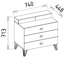 Комод Менти (Menty) MENTY-28