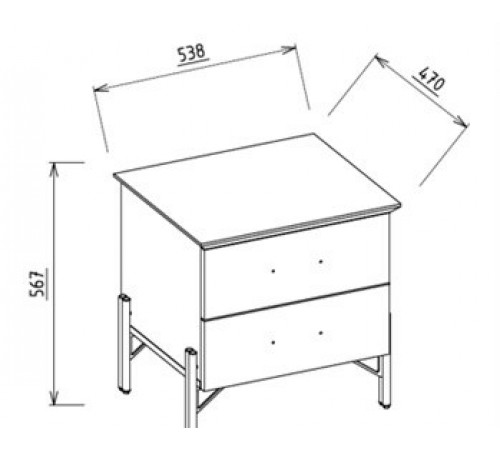 Прикроватная тумба Палвин PALV-27