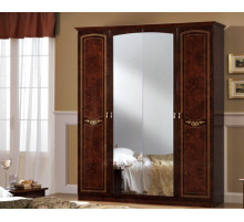 Четырехстворчатый шкаф Ирина (орех)