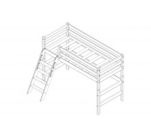 Детская кровать-чердак Соня Вариант-6