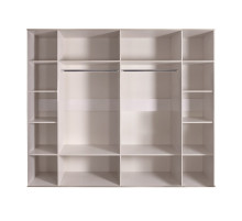 Шестистворчатый шкаф для одежды с зеркалом Rimini РМШ1/6 (слоновая кость)